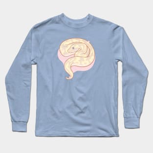 Banana Ball Python Original Illustration Long Sleeve T-Shirt